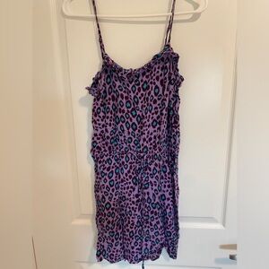 Leopard print summer dress